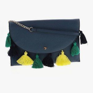 A New Day Crossbody Bag/Clutch with Tassels